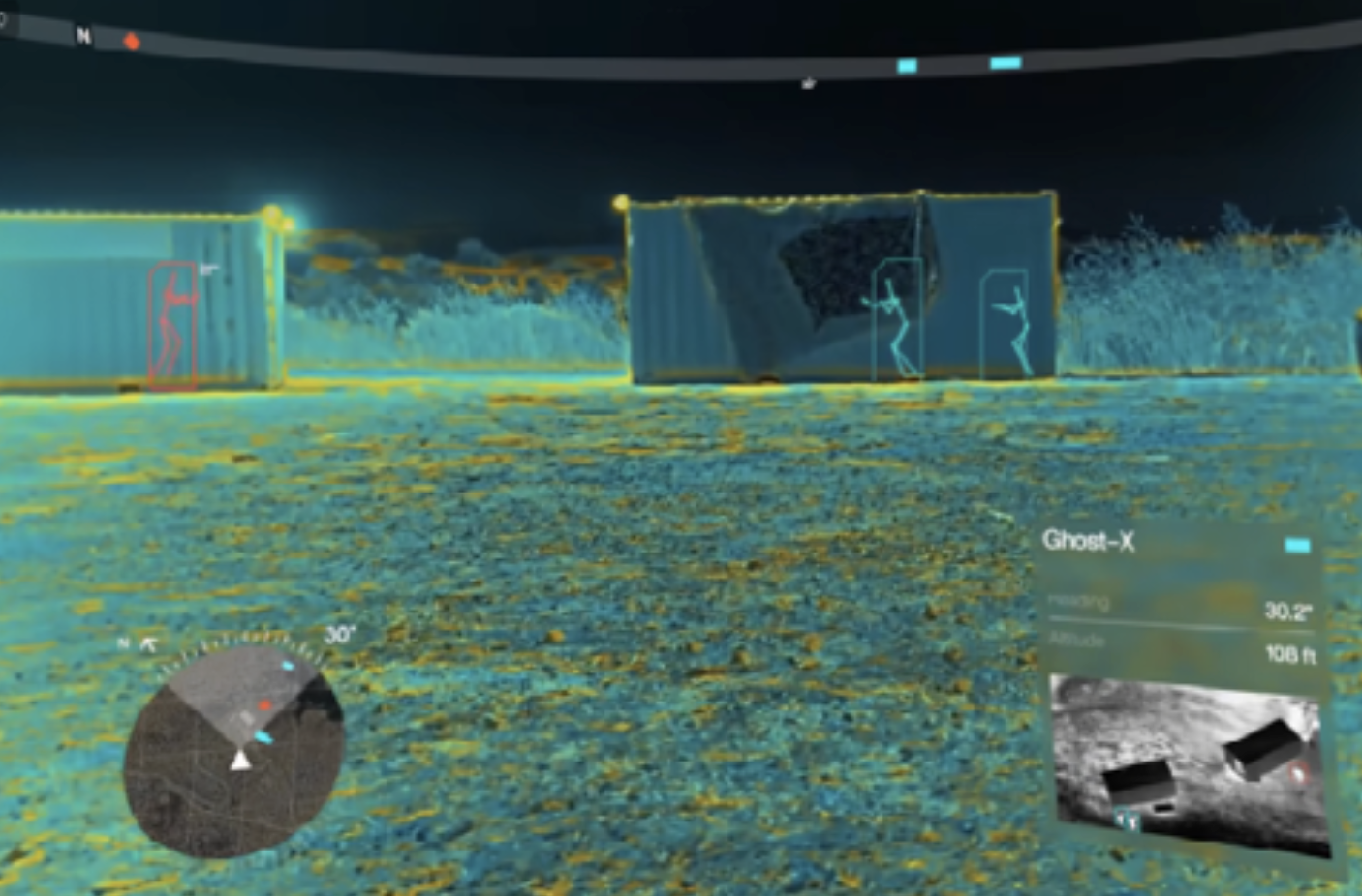 Anduril EagleEye 3D terrain view